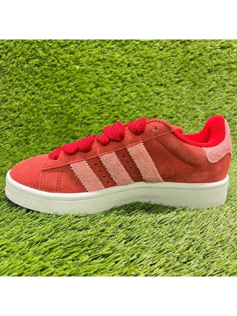 Adidas Campus 00s Better Scarlet Pink Red Womens Size 6 Athletic Shoes Sneakers